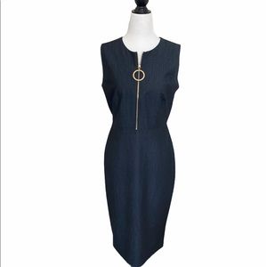 CALVIN KLEIN sleeveless navy dress | Sz 4